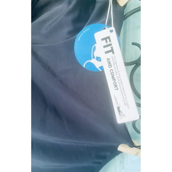 CUPSHE Navy Blue 1-Piece Swimsuit XS NWT - Picture 3 of 7